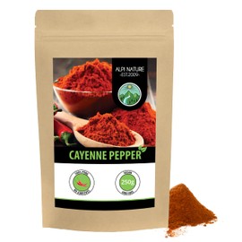 Cayenne Pepper Powder 250g 8.8 oz by Alpi Nature, Ground Cayenne Chilli Pepper, Hot Chilli Powder