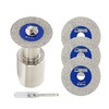 SHDIATOOL Diamond Glass Cutting Blade with 5/8"-11 Flange, 30mm (1-3/16