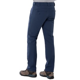 33,000ft Outdoor Pants Mens Softshell Pants Waterproof Windproof Ski Pants Warm Fleece Lined Work Pants Winter Trekking Pants Hiking Pants, blue, 32W / 32L