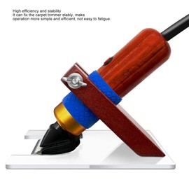 Carpet Clipper Shear Guide, Durable Acrylic and Solid Wood Electric Clipper Shear Stand for Your Pets Hair Wool
