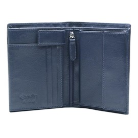 Esquire Viktoria RFID Leather Wallet 10 cm, blue, One size