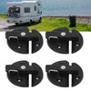 4 Sets Boat Cabinet Twist Latch Reinforced Nylon 59mm Round