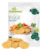 Veggie Crispy Crackers, All-Natural Individually Wrapped Whole Grain Healthy &