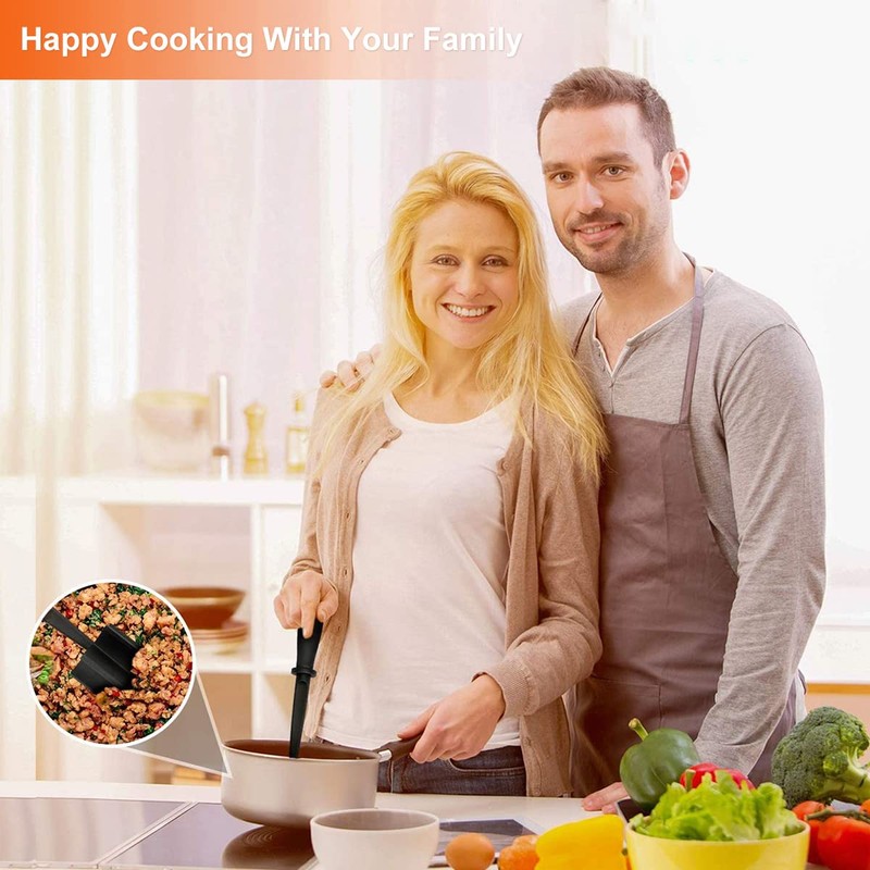 Meat Chopper Heat Resistant Meat Chopper with Non-Slip Handle Nylon