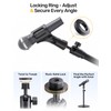 Ball and Socket Head Microphone Adapter with Angle Adjustment [All