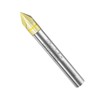 VIERDWIN 60° V-Groove Chamfer End Mill, 1/4" Shank, 4-Flute, 1/4"