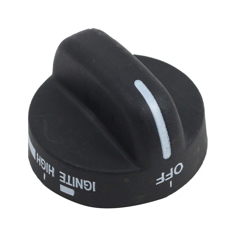UpStart Components 4 Pack Black ABS Plastic Range Knob Replacement