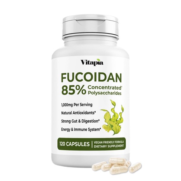 Vitapia Pure Fucoidan 85% Brown Seaweed Extract for Immune, Strong