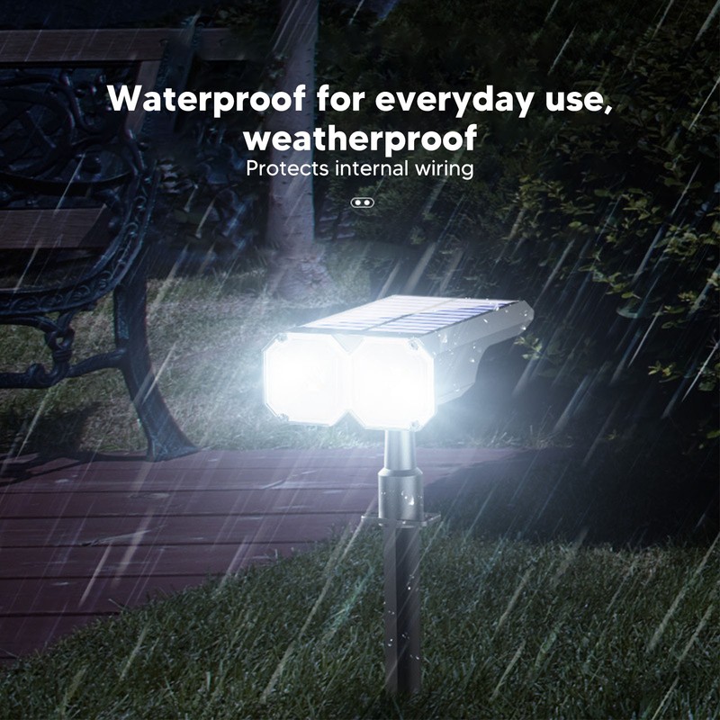 Solar Landscape Spotlights LED Outdoor IP65 Waterproof Solar Spotlight for