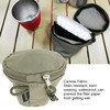 Coffee Filter Storage Bag Reusable Waterproof Canvas Portable Coffee Cone