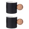 Fire Kirin Ceramic Espresso Cups Set of 2, 2 oz