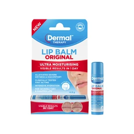 Dermal Therapy Lip Balm Original Stick| Designed to Hydrate & Soften Severely Dry Lips | 4.8g