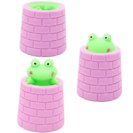 Toyland® Frog in a Well - Novelty Squeeze Toys - Assorted Colours (Pastel Purple)
