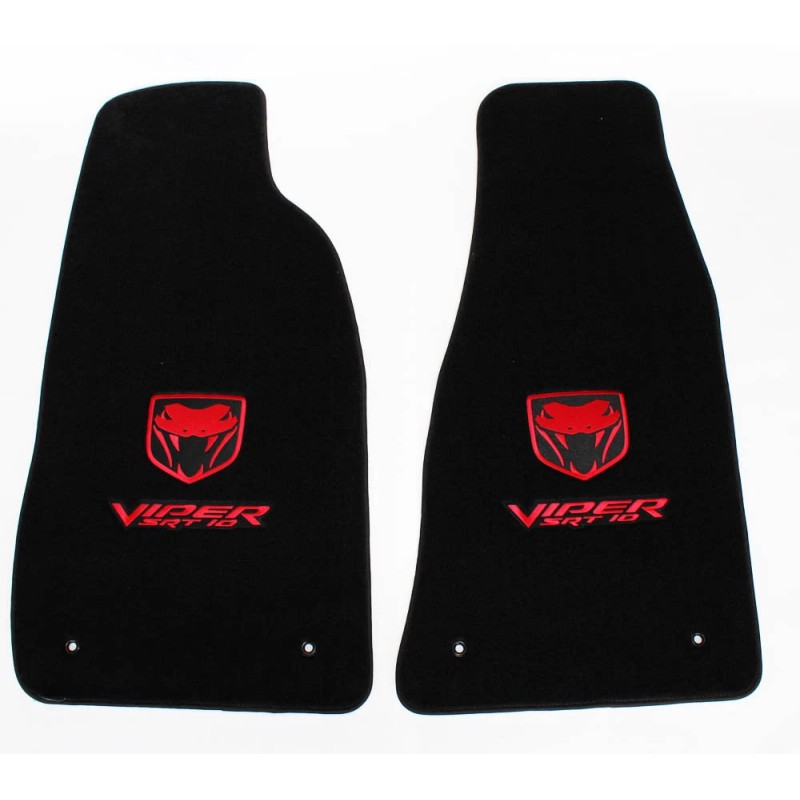 LLoyd Mats NEW! BLACK FLOOR MATS 2003-2006 Dodge Viper With