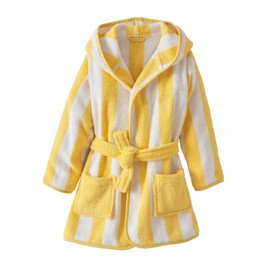 Vertbaudet Children's Dressing Gown Ocean Yellow Stripes 158, Yellow Striped
