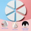 CWPFVQA 3 Makeup Sponges, 4 Painting Brushes, Triangle Face Painting