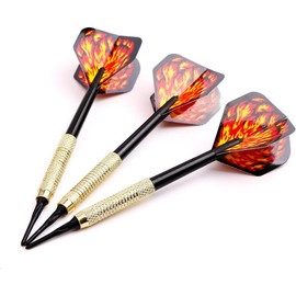 MaxM Soft Tip Darts for Electronic Dartboard Plastic Point Dart with Standard Dart Flights 18 Darts Shooting Equipment Flexible Replaceable Suitable