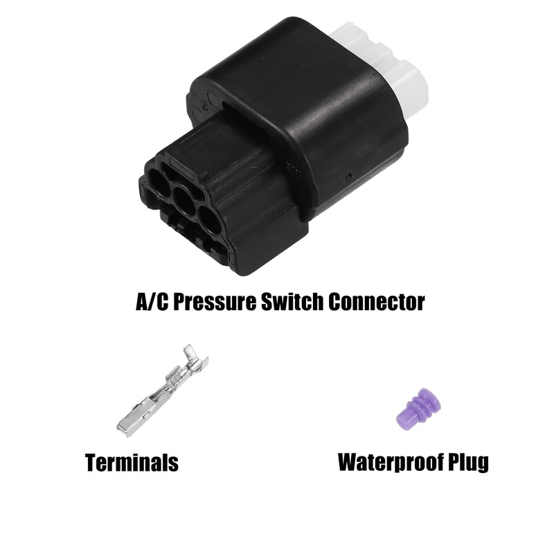 X AUTOHAUX 1 Set A/C Pressure Switch Connector for Honda