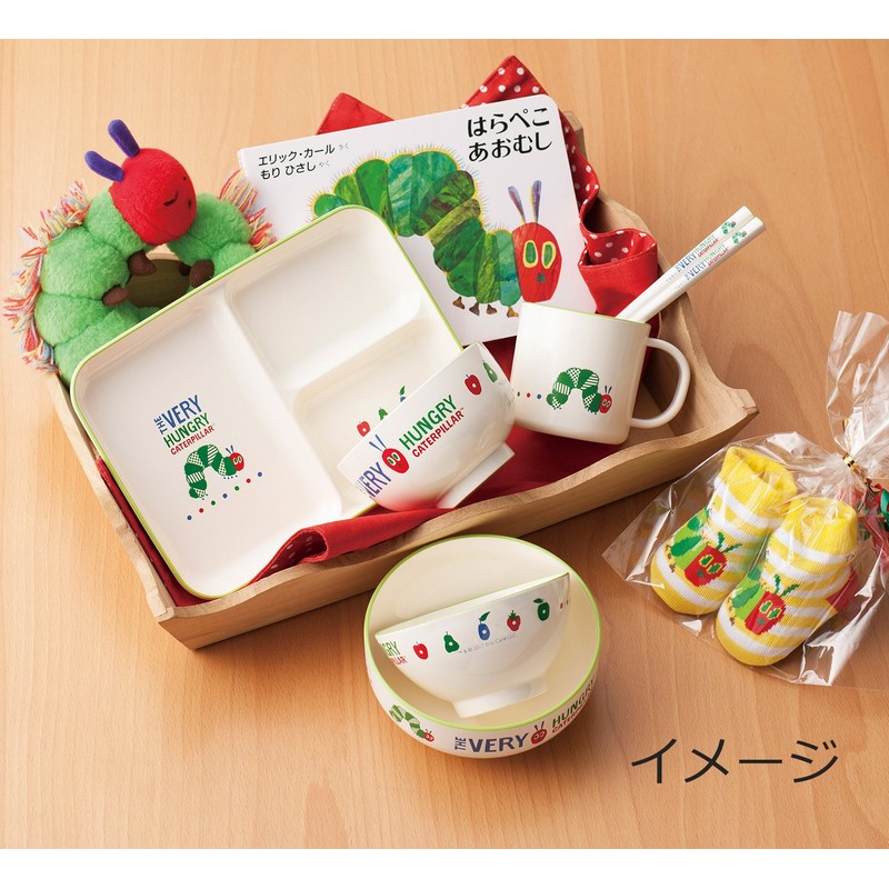 Harapeko Aomushi 807533 Milky Children's Paint Bowl, Diameter 4.7 inches