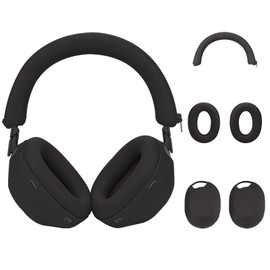 This Sony WH-1000XM6 Compatible Ear Cup Cover + Head Cover Cushion + Protective Case [HUKWIMO] Sound Leakage Prevention Anti-Degradation Prevention Dustproof Drop Prevention Scratch Resistant Washable