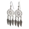 Touch Jewellery 925 Sterling Silver Dream Catcher Drop Earrings