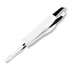 White Steel Beauty Tweezers Beauty Tweezers 3ea