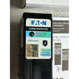EATON CUTLER HAMMER NEW EATON CHPSURGE PLUG ON NEUTRAL SURGE PROTECTIVE DEVICE 2 POLE 120/240 V