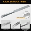 958-G01 Caulking Spatula Set, Multi-Purpose Caulking Tooling 7-Piece, Stainless Steel