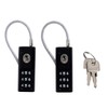 Wake Sangyo IB-143 IB-143 Combination Lock with Key 2 Keys,