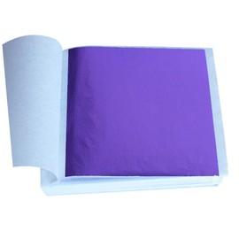 TEHAUX 3sets Gold Foil Paper Immitation Leaf Sheets Shiny Foil Craft Decor for Wall Art Furniture 50pcs*3