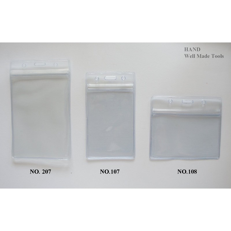 NO.208 Clear Landscape Exhibition/Visitor Card Holder 115mmWx 98mmL, 50 per