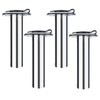 NovelBee 4pcs Boat Fishing Rod Holders,Stainless Steel Fishing Rod Rack