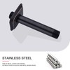 TRUSTMI Shower Arm with Flange Ceiling Mounted 6 Inch Rainfall