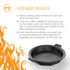 Outset Cast Iron Grill and Oven Pie Pan, 10 Inches