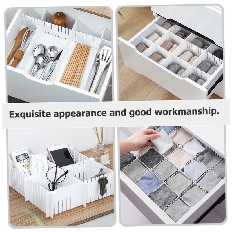 Operitacx Pack of 12 Drawer Dividers, Sock Separators, Made of