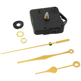BLLNDX 1 Set 13MM Short Shaft Quartz Clock Movement Metal Hands Set Compatible with 1/8 Inch Dial Thickness DIY Wall Clock Repair Accessories for Wall Clock Movement Replacement