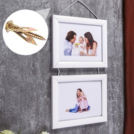 HINZIC 80 Pcs Self-Drilling Drywall Anchors, Zinc Plated Steel Screws and Anchors Kit Heavy Duty, No Drill or Holes, for TV, Shelf Straps, Bike, Cabinets, Gypsum Board