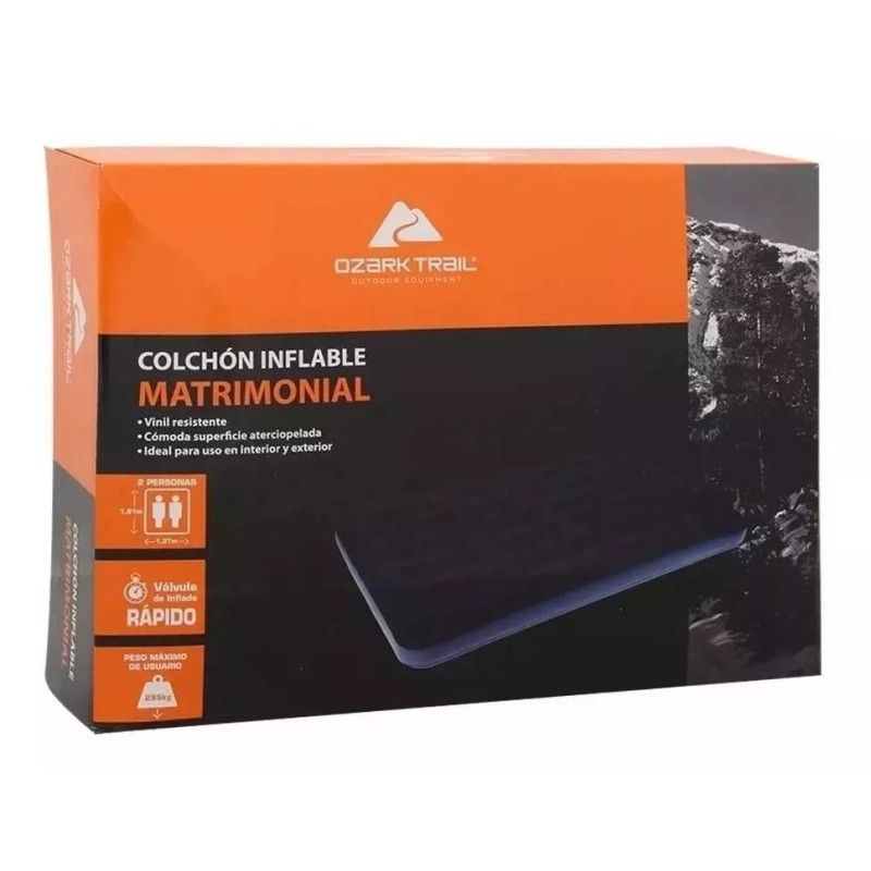 Ozark Trail Colchón Inflable Matrimonial Ozark Trail