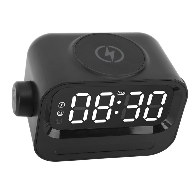 3 in 1 Digital Alarm Clock LED Display 15W 2