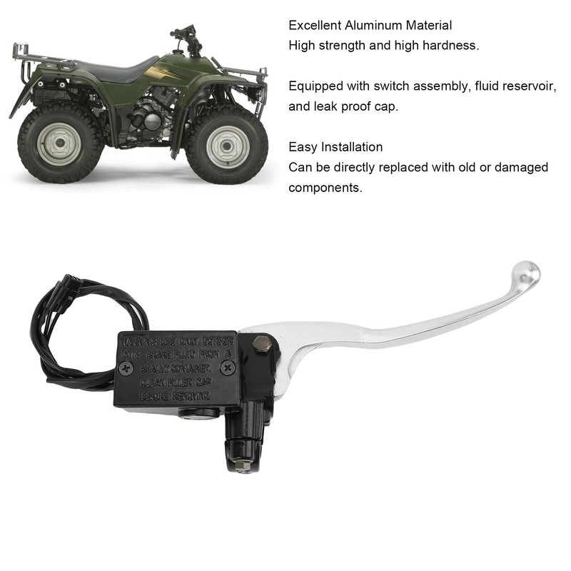 Pyhodi Front Right Brake Master Cylinder, 5KM-2583T-01-00 Aluminum Material Easy