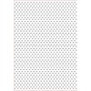 Darice Embossing Folder Cartella per Goffratura Mascherina Pois, Plastica, Trasparente,