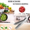 Herb Scissors with 5 Blades and Cover, SooBuyGoo Kitchen Shears