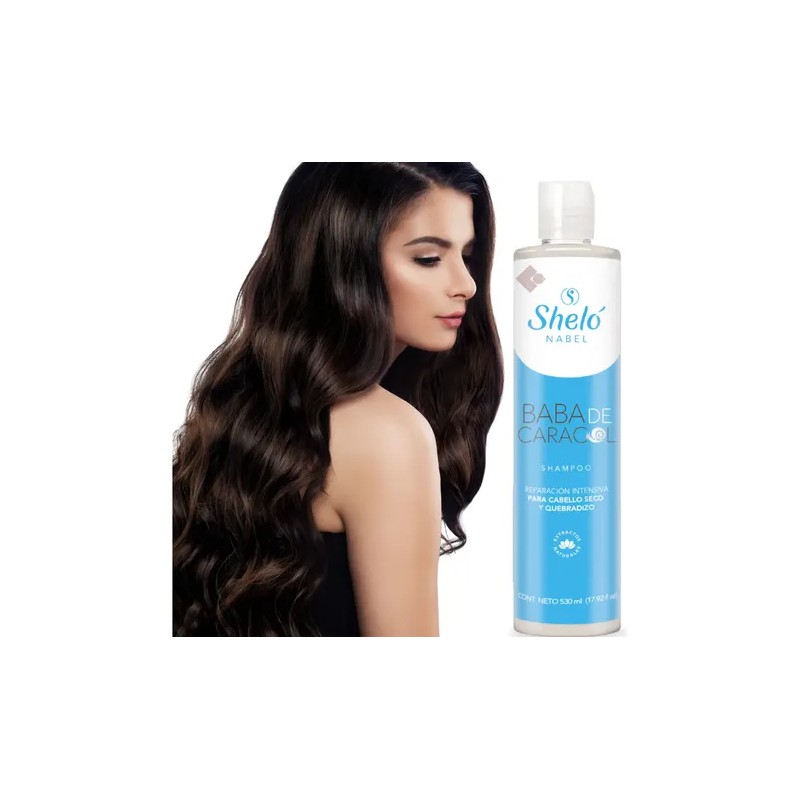 Shampoo Baba De Caracol Cabello Seco Y Quebradizo 530ml