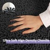 RUN HELIX Bath Mat Set, Soft Chenille Non-Slip Bath Mat,