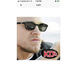 KD's 2 Pcs KD's Smoke/Gray Sunglasses Motorcycle Samcro JAX With Pouch 2010 Free Shp