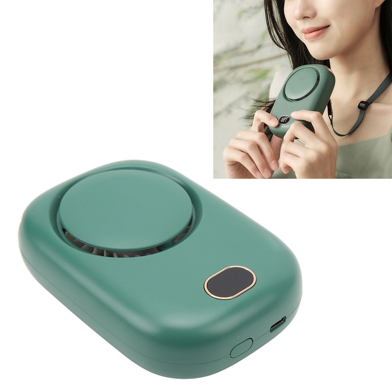 Hanging Neck Fan Portable USB Charging Leafless Fan Large Wind
