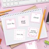 Pink Bow Pattern Sticky Notes 240pcs Adhesive Sticky Stickers DIY