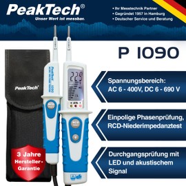 PeakTech – 2-Pole AC/DC Voltage Tester
