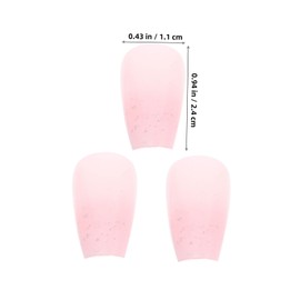 FOMIYES Elegant Ballet Nails 24 Pcs Women's Press-on Nails French Tips Glue-on False Nails for Stylish Manicure