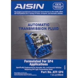 Aisin 7 Quarts Automatic Transmission Fluid OEM AISIN ATF-SP4